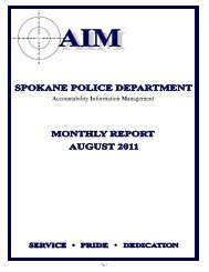August 2011 - Spokane Police Department