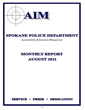 August 2011 - Spokane Police Department