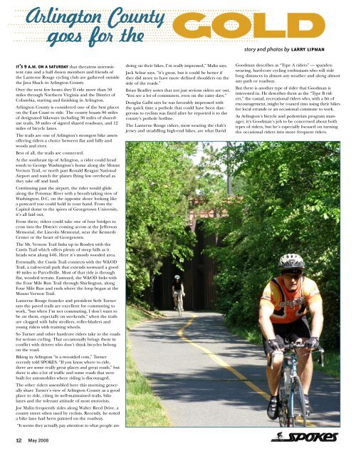 Race Across America? - Spokes Magazine