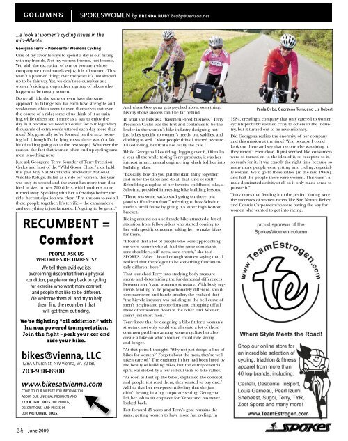 CYCLING SANCTUARY - Spokes Magazine