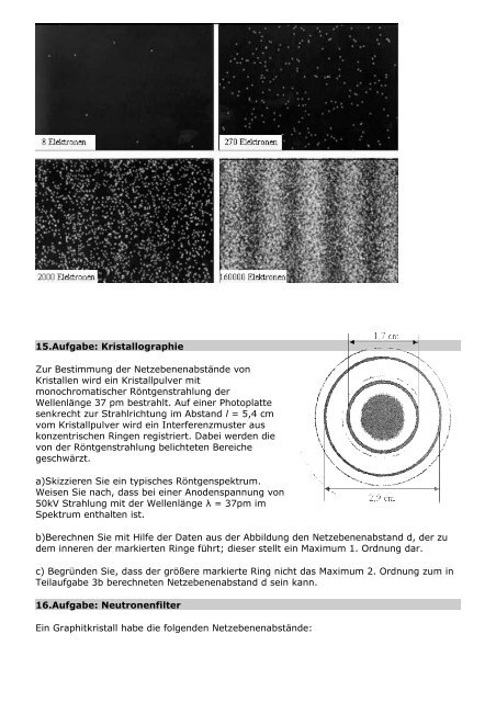 15.Aufgabe: Kristallograp