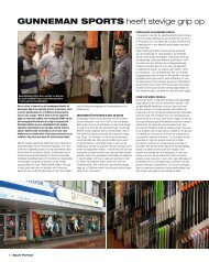 GUNNEMAN SPORTS heeft stevige grip op - Sport Partner