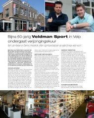 Bijna 60-jarig Veldman Sport in Velp ondergaat ... - Sport Partner