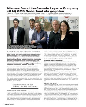 Nieuwe franchiseformule Lopers Company zit bij ... - Sport Partner