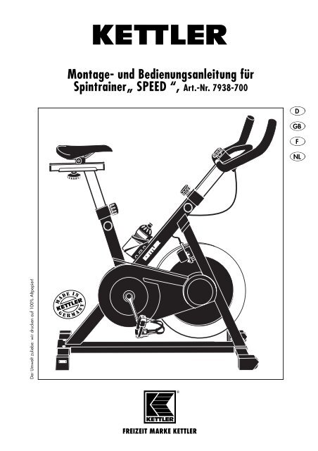 Kettler® Spintrainer &quot;SPEED&quot; - Sport-Thieme