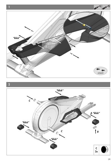 Montageanleitung Crosstrainer „Unix E” - Sport-Thieme