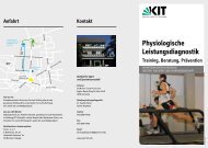 Flyer Leistungsdiagnostik (pdf) - Institut fÃ¼r Sport und ...