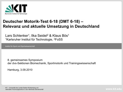 Ergebnisse der Befragung zur Akzeptanz und aktuellen Umsetzung ...