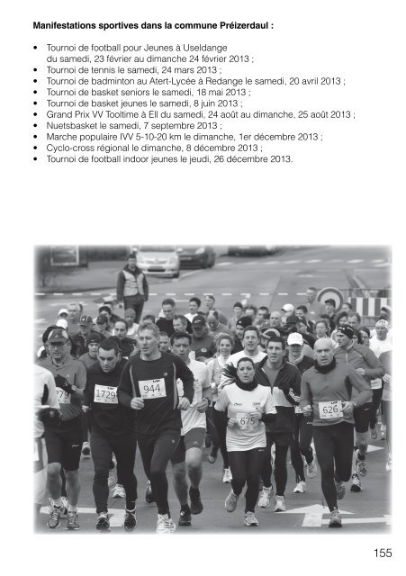 calendrier 2013 - Sports .lu