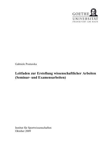 Leitfaden zur Erstellung wissenschaftlicher Arbeiten - Institut fÃ¼r ...