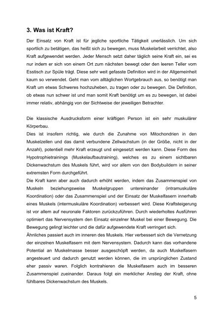 Ausarbeitung Kraft - Institut fÃ¼r Sportwissenschaften - Goethe ...