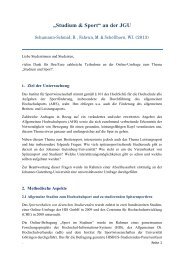 Karl Lennartz Bibliographie Geschichte der Leibesübungen ...