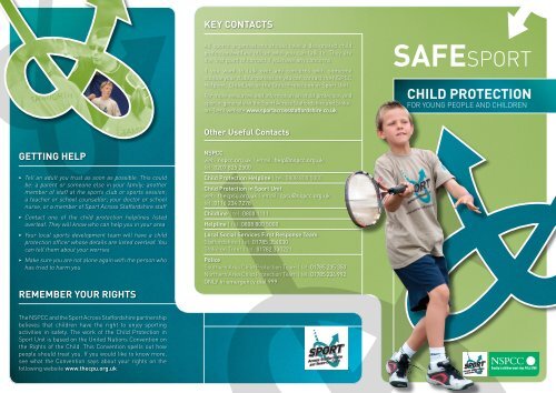 Child protection for Young People - Sport Across Staffordshire