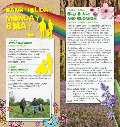 Walking Festival Information Booklet - Sport Across Staffordshire