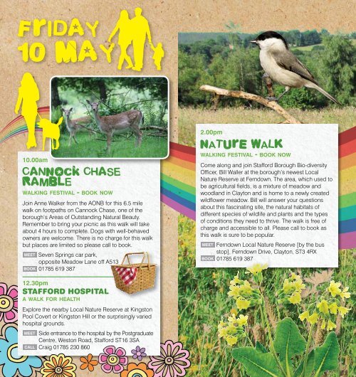 Walking Festival Information Booklet - Sport Across Staffordshire