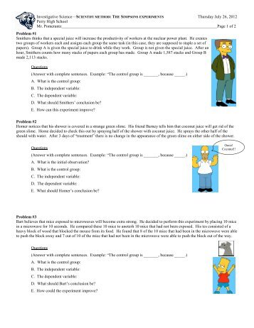 IS Simpsons scientific method 2012-13