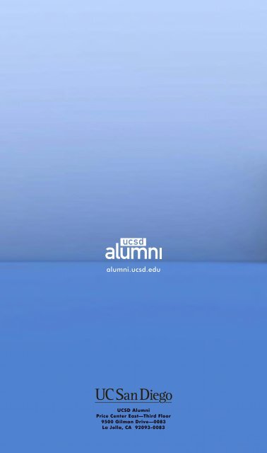 Read 2010-2011 UCSD Alumni Annual Report - UCSD Alumni - UC ...