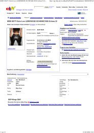 MISS SIXTY Extra Low LEDERHOSE SCHWARZ W26 ... - Doofi