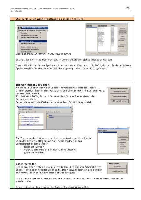 LANiS â Lehrer-Modul