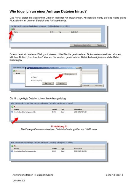 Handbuch fÃ¼r den IT-Support-Online im MTK - Hessen