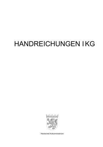 Handreichungen IKG - Medienbildung - Hessen