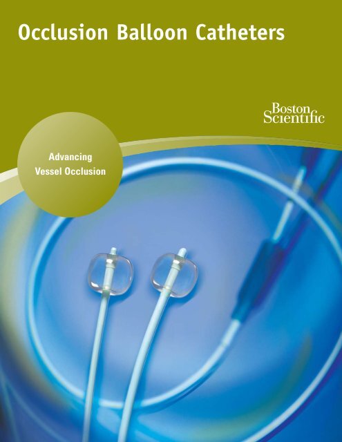 Occlusion Balloon Catheters - Boston Scientific