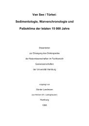 Van See/TÃ¼rkei: Sedimentologie, Warvenchronologie und regionale ...