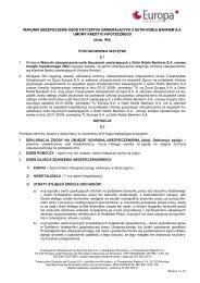 Warunki Ubezpieczenia [pdf 249 kB] - Getin Bank