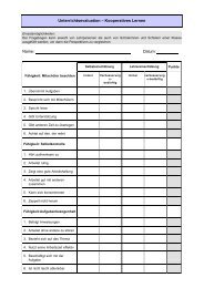 Kooperatives Lernen - BNW AKADEMIE Schule und Wirtschaft