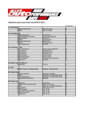 Starterliste TunerGP (Stand: 24.05.2013) (PDF) - Sport Auto