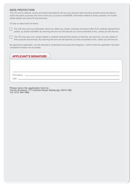 APPLICATION FORM - Sport Borders