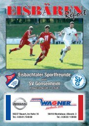 SV Gonsenheim - Sportfreunde Eisbachtal 1919 eV