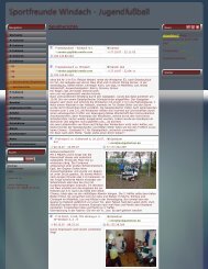 Spielberichte E3 2006_2007.pdf - Sportfreunde Windach eV