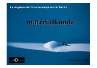 Materialkunde-Snowboard PrÃ¤sentation fÃ¼r LCD/Overhead-Projektion