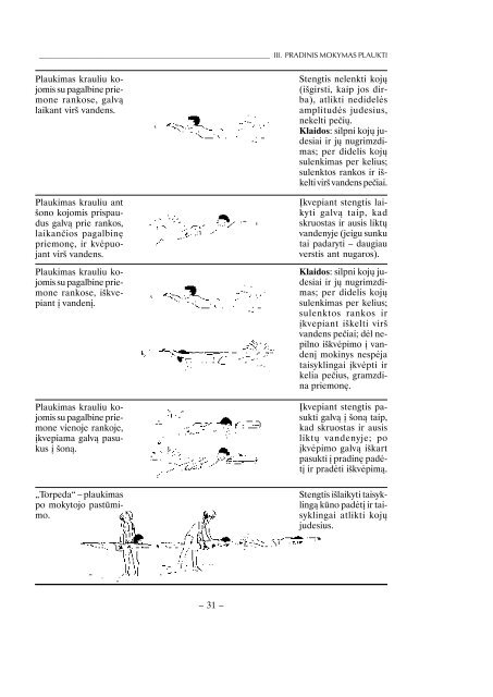 plaukimo knyga - Lietuvos sporto informacijos centras