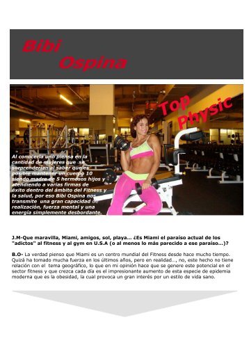 entrevista - sporthealthzone