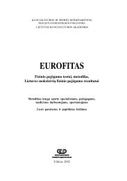 EUROFITAS - Lietuvos sporto informacijos centras