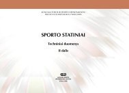SPORTO STATINIAI - Lietuvos sporto informacijos centras
