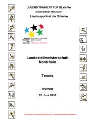 Veranstaltungsheft - Sportland NRW