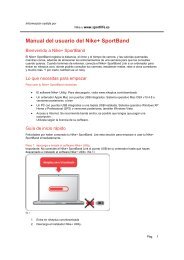 Manual del usuario del Nike+ SportBand - Sportlife.es