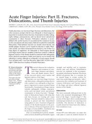 Acute Finger Injuries: Part II. Fractures, Dislocations, and ... - sepeap