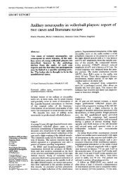 Axillary neuropathy in volleyball players - Journal of Neurology ...