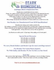 Brush Application List - Ozark Biomedical