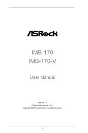 IMB-170 IMB-170-V - ASRock
