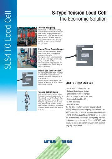 S-Type Tension Load Cell - Sipesa