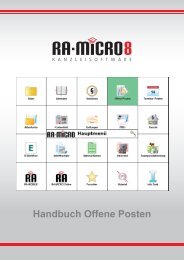 RA-MICRO Handbuch Offene Posten, Stand: 14.11.2013