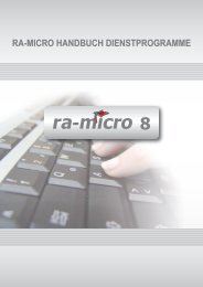 ra-micro handbuch dienstprogramme