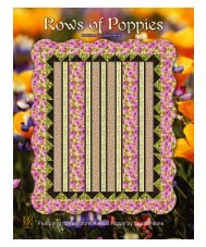 Featuring fabrics from Almost Poppy by Laura Heine - RJR Fabrics
