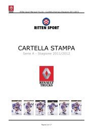 Ritten Sport Renault Trucks - Cartella Stampa ... - SportNews.bz