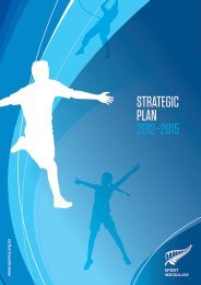 STRATEGIC PLAN 2012â2015 - Sport New Zealand